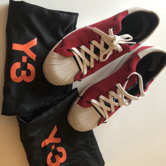 Adidas Y-3 Super Knot Chili Pepper & White Sneaker main image 9